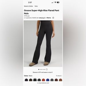 Lululemon Grooves